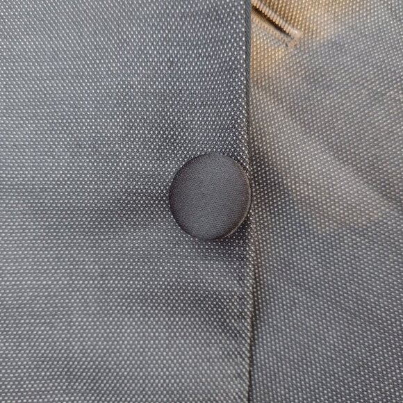 Canali Wool Tuxedo Jacket Peak Lapel Satin Trim Charcoal 40R NWOT - Picture 9 of 12